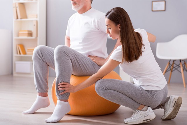 improvement in mobility using physiotherapy
