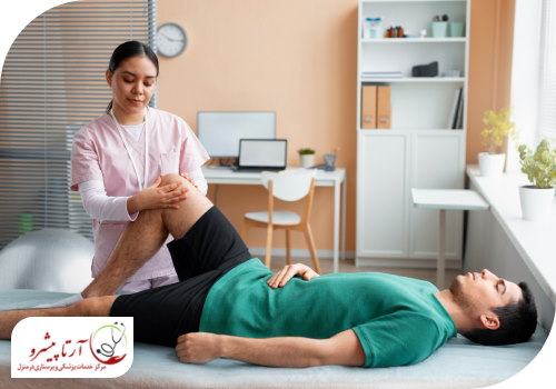 فیزیوتراپی در منزل برای بیماران ارتوپدیک