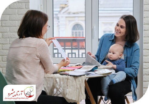 مصاحبه با پرستار برای نگهداری از کودک