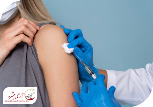 زدن واکسن آنفولانزا؛ یکی از روش های جلوگیری از ابتلا به بیماری نایژه‌آماس