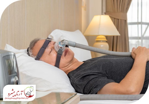 استفاده از دستگاه فشار مثبت مداوم راه هوایی (CPAP)؛ یکی از روش‌های درمان وقفه تنفسی در خواب